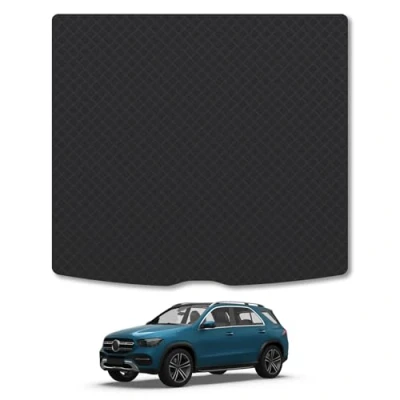 Image of Rubber Boot Liner Compatible With Mercedes GLE (2019+) Tailored Fit Heavy Duty Premium 3mm Protector Mat Anti Slip Durable Waterproof Custom Dog Friendly