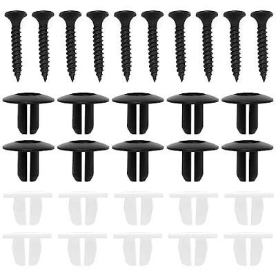 Image of the Lord of Tools 20 Sets Trim Panel Fixing Kit Compatible with VW T4 T5 T6 Car Interior Instrument Clips Replacement Plastic