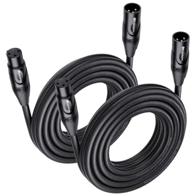 Image of Cable Matters2 Pack, 20 Ft Male to Female XLR Microphone
