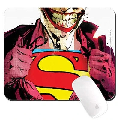 Image of ERT GROUP Original and Officially Licensed DC Anti Slip Mouse Pad Joker 002 Pattern Non Computer Rectangular 220mm x 180mm