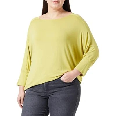 Image of s.Oliver Women&#039;s 2122260 3/4 Sleeve t Shirt, Yellow, 14
