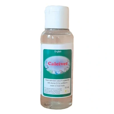 Image of Garden Feathers Calcivet 50ml Liquid Calcium &amp; D3 Supplement