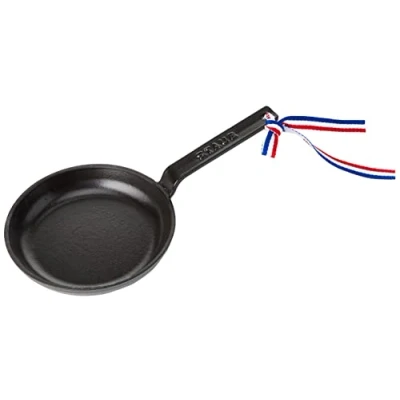 Image of STAUB Cast Iron Mini Frying Pan, Black, 12 cm