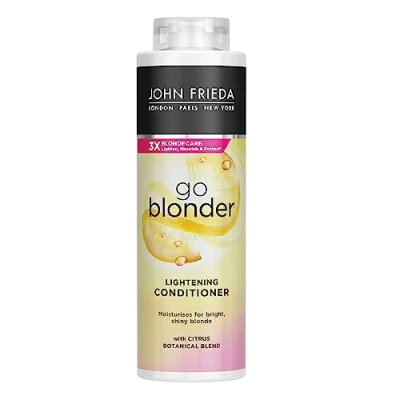 Image of John Frieda Go Blonder Lightening Conditioner, Value Pack for Blonde Hair 500 ml
