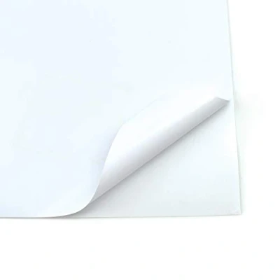 Image of Evergreen Goods 10 Sheets A4 Colour Self Adhesive Waterproof Matte/Glossy Craft Vinyl (Sticky Backed Plastic) for Die Cutting Machines (White (Glossy))
