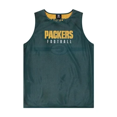 Image of FOCO Men&#039;s Two Tone Reversible Mesh Tank Top, Green Bay Packers, Medium