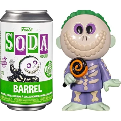 Image of Funko Vinyl SODA: Disney the Nightmare Before Christmas Barrel 1/6 Odds for Rare Chase Variant . (Styles May Vary) Disney: Collectable Figure