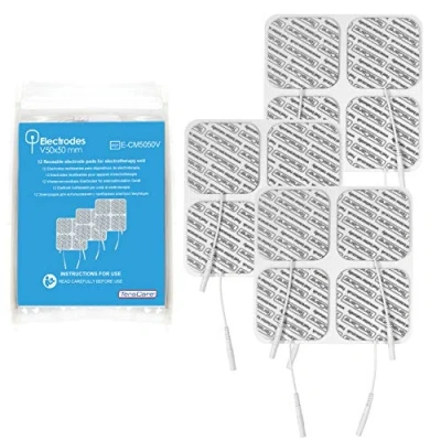 Image of TensCare ECM5050V 50x50 mm Reusable Electrode Pads Pack of 12 (Eligible for VAT relief in the UK)
