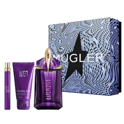 Image of Thierry Mugler Alien Gift Set 60ml EDP + 10ml 50ml Body Lotion