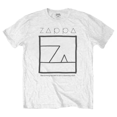 Image of Rock Off officially licensed products Frank Zappa Drowning Witch T Shirt L White