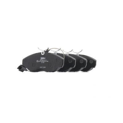 Image of 1617279080, 425224, E172354 Brake pad set VALEO 301429 FIRST Front Axle incl. wear warning contact without anti squeak plate