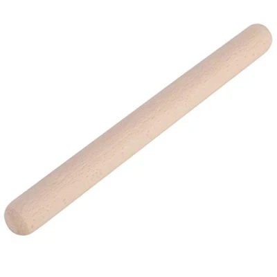 Image of Home Solid Wood Rolling Pin Cake Pastry Pizza Baking Tool Kitchen Utensils for Pasta, Cookie Dough, Pastry, Bakery, Pizza, Fondant, Chapati(39CM)