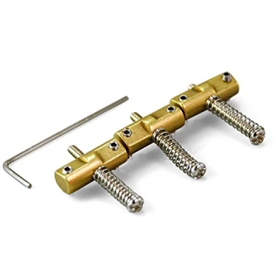 Image of 3 x VANSON Brass Compensated Saddles for Fender Telecaster Vintage Guitar Bridge, CMP