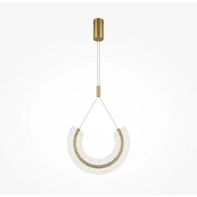 Image of Maytoni Maya I Modern Integrated LED Pendant Ceiling Light Gold 3000K