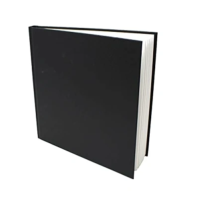 Image of Artway Studio Casebound Square Sketchbook 195mm 92 Sides/46 Pages of 170gsm Cartridge Paper Black Hardback