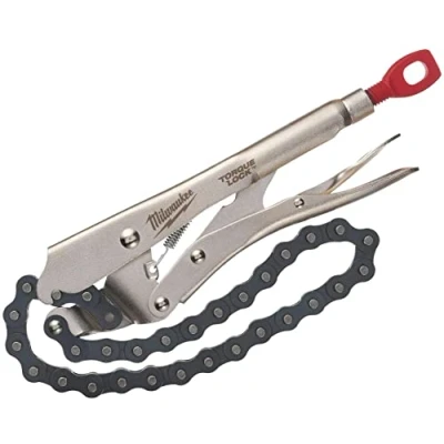 Image of Milwaukee 48 22 3542 Locking Chain Wrench 9 Inch Silver