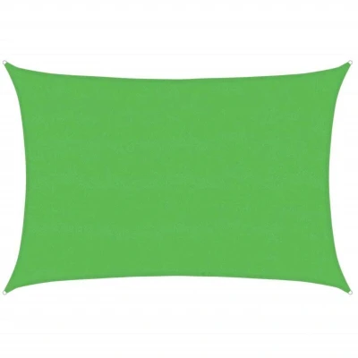 Image of vidaXL Sunshade Sail 160 g/m² Light Green 5x6 m HDPE