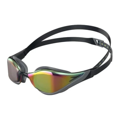 Image of Speedo Fastskin Pure Focus Mirror 5523 Black cool grey Ruby One size