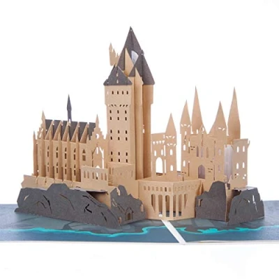 Image of Cardology Hogwarts Castle Pop Up Card Harry Potter Birthday Officially Licensed Wizarding World Merchandise (Hogwarts Castle)