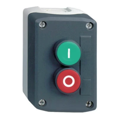 Image of Schneider Electric XALD213, Control Station Green PB No Red PBN C Flush Mark I O