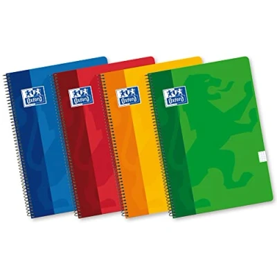 Image of Oxford, A5 Notebook 4x4 Grid, Soft Covers, 80 Sheets, 1 unit