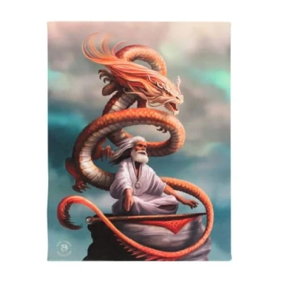 Image of Enchanting Hermit Dragon Canvas Plaque by Anne Stokes 25cm x 19cm (1 Pc.) Premium Quality Material &amp; Majestic Design Ideal Gift for Fantasy Enthusiasts