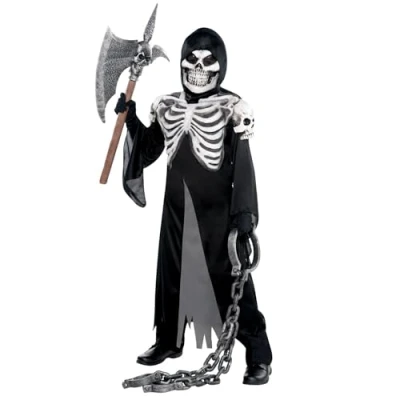 Image of amscan 999479 Childs Ghoulish Crypt Keeper Fancy Dress Halloween Costume (12 14 Years)