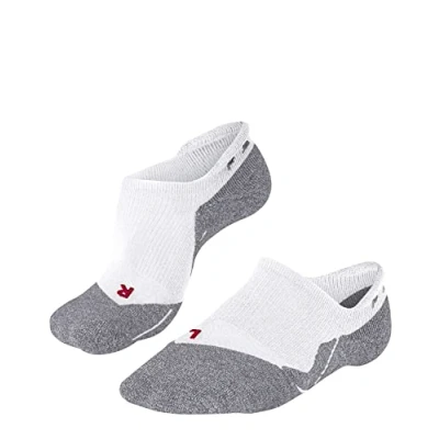 Image of FALKE Women&#039;s RU3 Comfort Invisible W IN Lyocell Functional Yarn Anti Blister 1 Pair Running Socks, White (White Mix 2020), 2.5 3.5