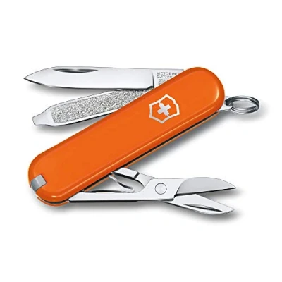 Image of Victorinox, Classic SD, Swiss Army Pocket Knife, small, Multi Tool, Camping, 7 Functions, Blade, Nail file, Screwdriver 2.5 mm