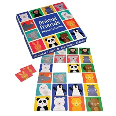 Image of Memory game (12 pairs) Animal Friends