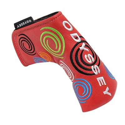 Image of Callaway Premium All Leather Putter Headcover 2024 Unisex Red Blade