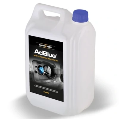 Image of Auto Xpert AdBlue®, Diesel Emission Reduction Fluid, For use in SCR (Selective Catalytic Reduction) systems, Easy Pour Spout, Reduce Harmful Emissions, Ready to use, Meets ISO 22241 (5 Litre).