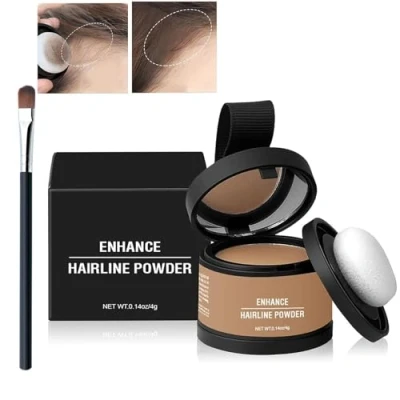 Image of Waverloo Magic Root Cover Up, Waverlo Cover, Enhance Hairline Powder, Powder Instantly Conceals Color Touch Up (Dark Blonde)