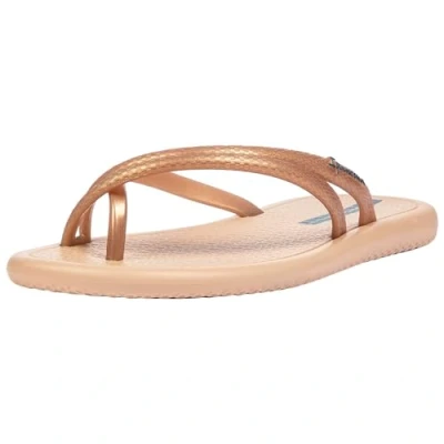 Image of Ipanema Women&#039;s MEU Sol Mais Rast Ad Flip Flop, Beige, 4 UK