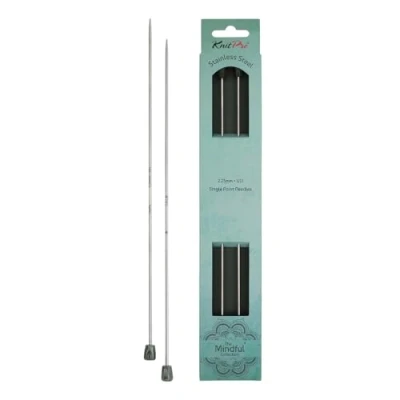 Image of KnitPro Mindful Single Pointed Needles 40cm 2.25mm 3pcs