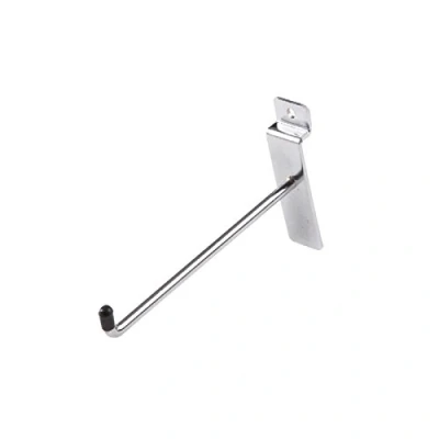 Image of 50x 6 INCH 6&quot; SLATWALL Slat Board Hooks Accessory Single Prong Shop Retail Display