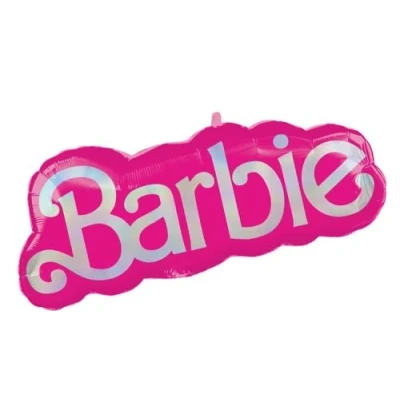 Image of Amscan 4626201 Malibu Beach Barbie Pink Foil SuperShape Balloon 32&quot;