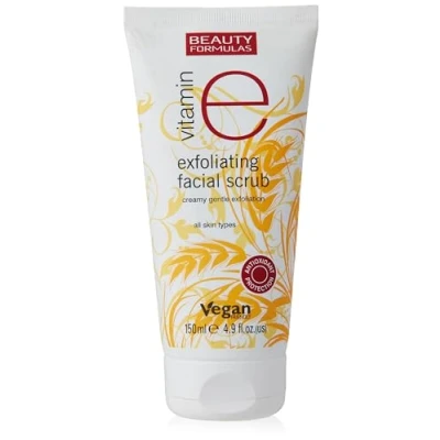 Image of Beauty Formulas Vitamin E Exfoliating Facial Scrub