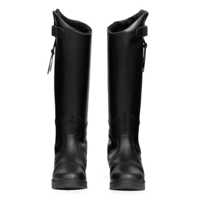 Image of HyLAND Unisex Adult Londonderry Winter Country Leather Riding Boots, Black, 7