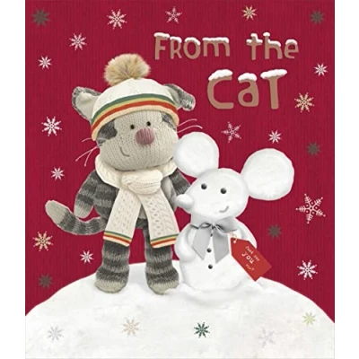 Image of UK Greetings Boofle from The cat Christmas Card