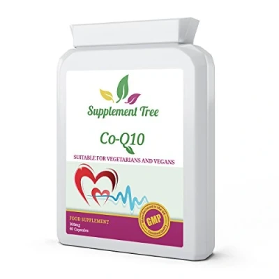 Image of Co Enzyme Q10 CoQ10 300mg 60 Vegetarian Capsules Trans from Naturally Fermented Energy Heart Supplement UK Manufactured GMP Guaranteed Quality