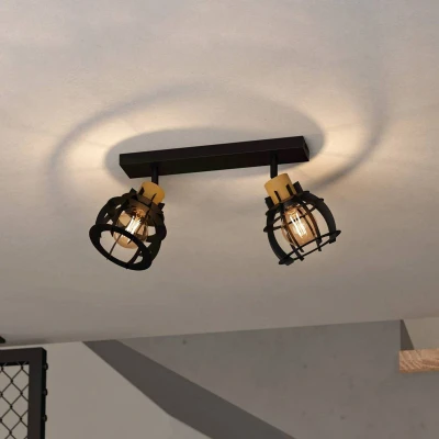 Image of EGLO Stillington 1 ceiling light, 2 bulb
