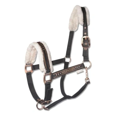 Image of Waldhausen Halter Elegant Full Black / Pink