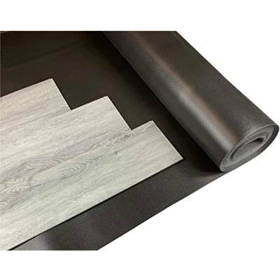 Image of Grandismo® Vinyl Click LVT Flooring Underlay (1m x 15m = 15m2 Roll) Underlayment Works With Karndean/Amtico/QuickStep Flooring/Vinyl