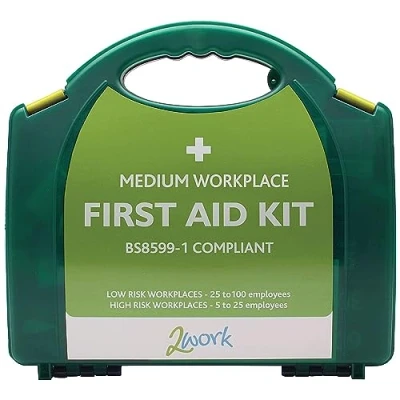 Image of 2Work BSI Compliant First Aid Kit Medium 2W99438