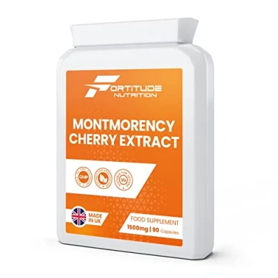 Image of Montmorency Cherry Capsules High Strength Natural Freeze Dried Tart Extract Sour Tablets 1500mg 90 Vegan Antioxidants Supplement