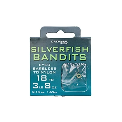 Image of Drennan Silverfish Bandits Eyed Barbless 12 to 5lb (18 3lb 8oz)