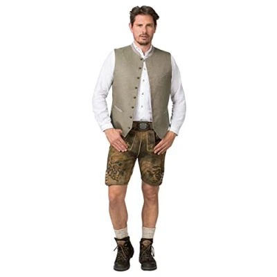 Image of Stockerpoint Men&#039;s Markus Traditional Waistcoat, Green, 44