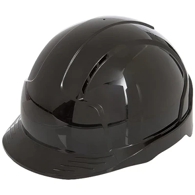 Image of JSP EVOLite Lightweight ABS Safety Helmetmid Peak Wheel Ratchet, Vented, Black (AJB170 001 100)