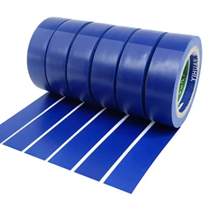 Image of ALBOYI Insulation Tape 6 Pack Blue 17mm x 9m Electrical PVC Adhesive Gaffer